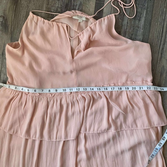 LOFT Blush Layered Maxi Dress - Picture 11 of 14